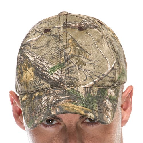 Adult Hunting Baseball Cap in All Over Realtree Camo Print