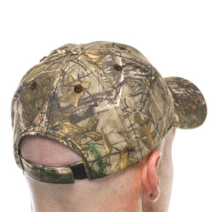 Adult Hunting Baseball Cap in All Over Realtree Camo Print – Mooselander  Apparel