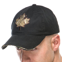 Adult Baseball Cap with Canadian Maple Leaf Embroidery in Realtree Camo Print