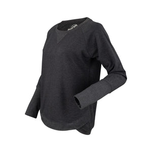 Ladies Yorkville Pullover Sweatshirt (Charcoal)