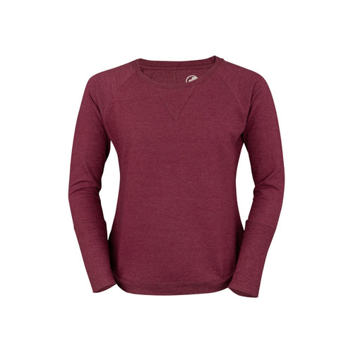 Ladies Yorkville Pullover Sweatshirt (Maroon)