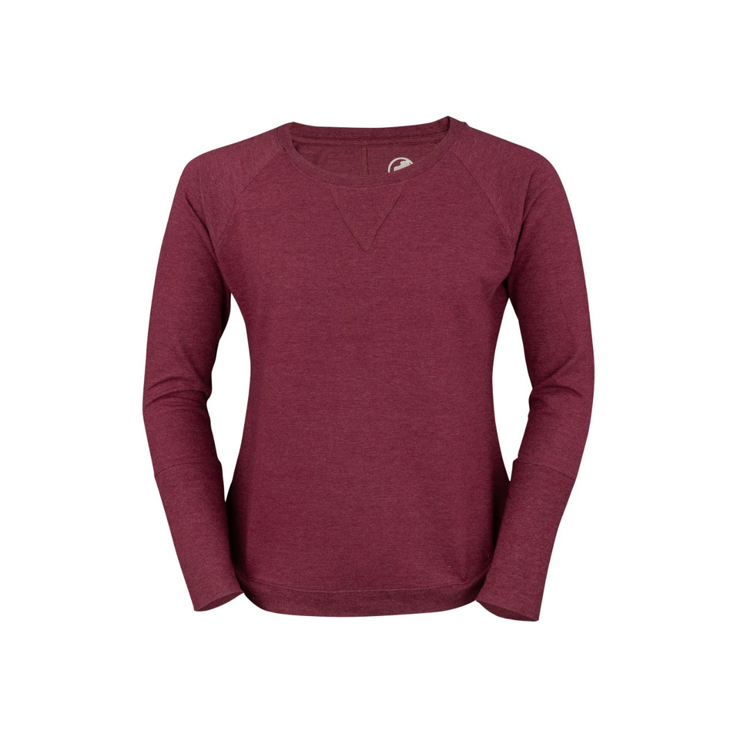 Ladies Yorkville Pullover Sweatshirt (Maroon)