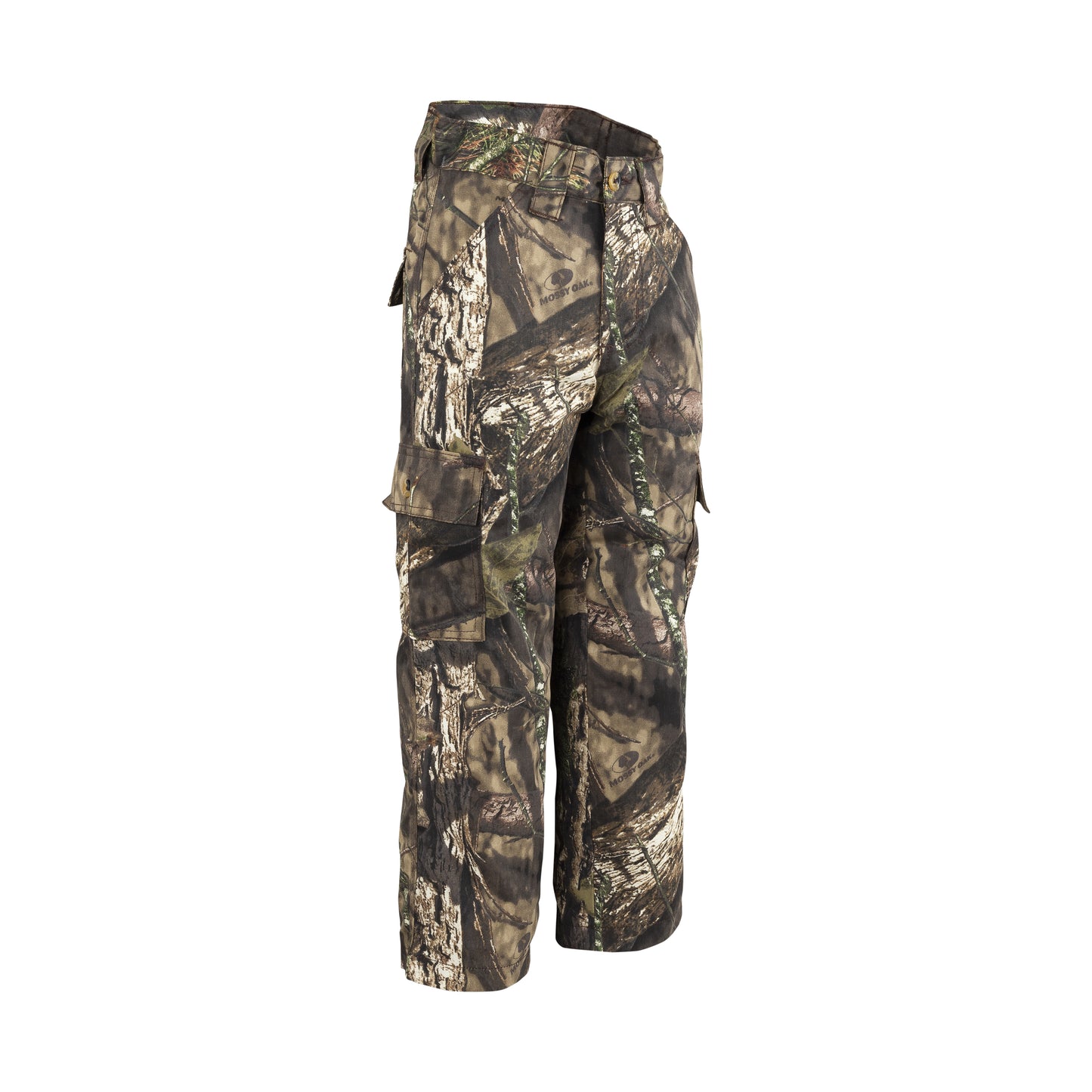 Youth 6 Pocket Cargo Pants in Mossy Oak Camo Print