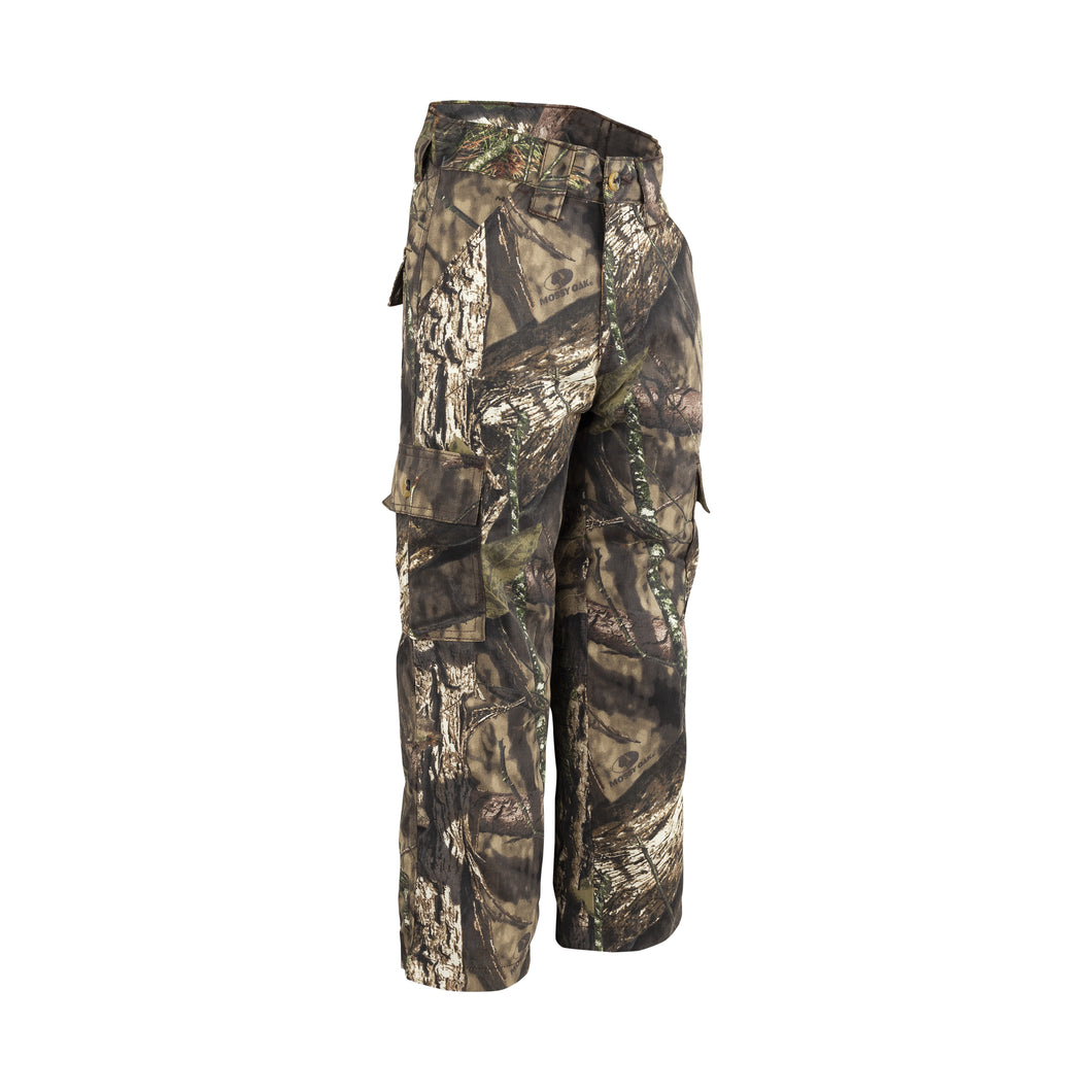 Youth 6 Pocket Cargo Pants in Mossy Oak Camo Print